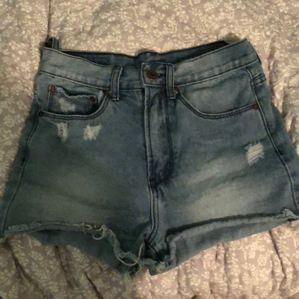 high waisted shorts